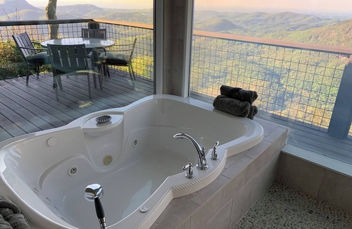 Cashiers House | Spectacular Panoramic Views from 4850 Ft., Best View/Most Unique Home in Area!