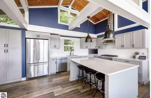 Lake Leelanau Cottage | Spectacular view of Lake Michigan on wooded 37 acres access to beautiful beach