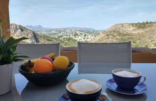 Cumbre del Sol Apartment | Spectacular views and sunsets from the terrace.