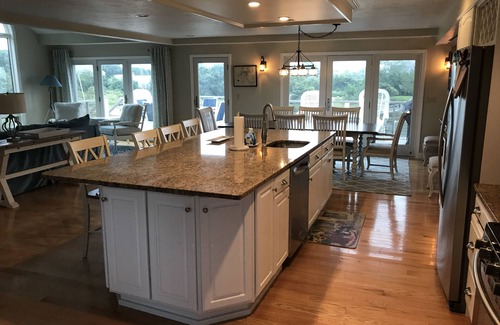 West Yarmouth House | Spectacular Waterfront Home with Private Dock and Salt Beaches