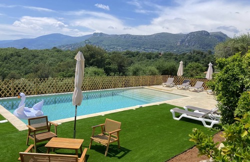 La Gaude Villa | Splendid villa - sea and nature view - quiet swimming pool - air conditioning