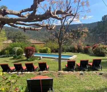 Bargemon Villa | Splendide villa 10p./4 suites/piscine/clim/paysage