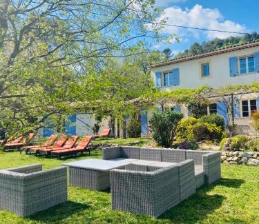 Bargemon Villa | Splendide villa 10p./4 suites/piscine/clim/paysage