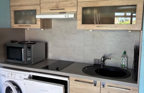 Saint-Cyprien Plage Apartment | St Cyprien Air-conditioned house near the beach with swimming pool