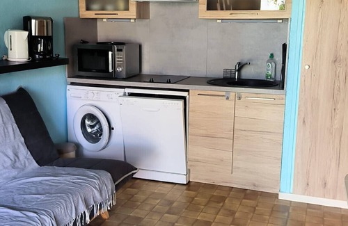 Saint-Cyprien Plage Apartment | St Cyprien Air-conditioned house near the beach with swimming pool