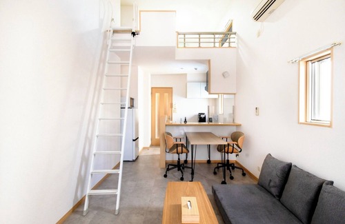 Chuo-ku Apartment | STAIRS HOTEL 401 1K loft perfect for longterm s/Fukuoka Chuo-ku Fukuoka