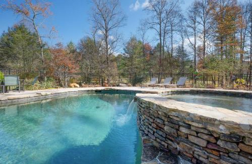 Cherry Log House | Stanley Creek Lodge - Private Pool and Fishing - Heated Private Pool, Spacious Rooms, Scenic Views, Creekside Firepit, Trout Str