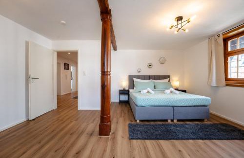 Steinsfurt Apartment | stayARoundhomes Fachwerk-Design-Appartement