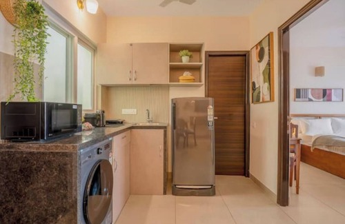 Siolim Apartment | Staymaster Zyric A415 Serviced Apartment Pool