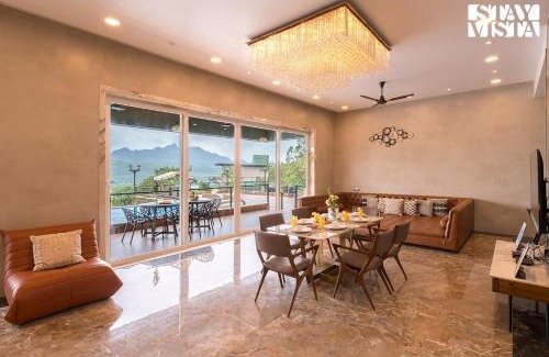 Lonavala Villa | StayVista at La Belleza with Infinity Pool & Lake View Alfresco Dining