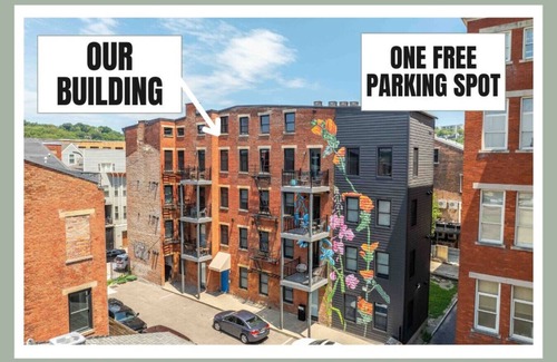 Over-the-Rhine Apartment | StayWade | OTR | Free Parking