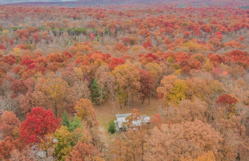 Crab Orchard House | Step out of the cabin right into the Catoosa Wildlife Refuge - Pet-Friendly