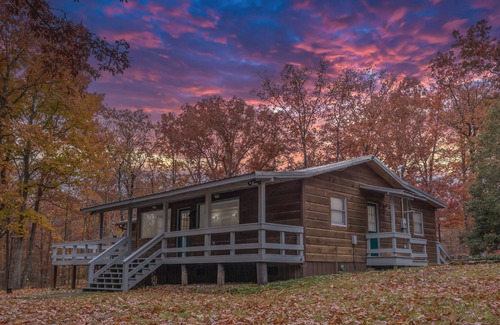 Crab Orchard House | Step out of the cabin right into the Catoosa Wildlife Refuge - Pet-Friendly