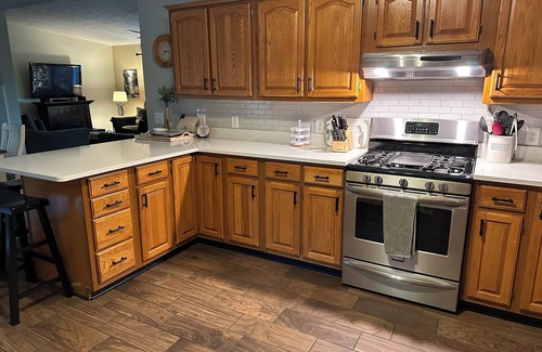 Boyne City House | Steps from Lake Charlevoix with great views. Pool & beach access for a fee.