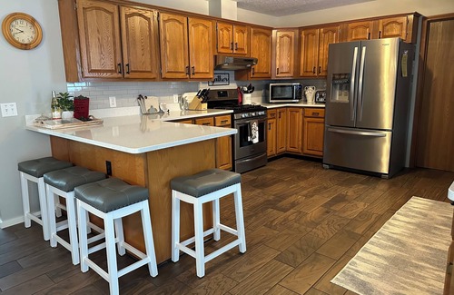 Boyne City House | Steps from Lake Charlevoix with great views. Pool & beach access for a fee.