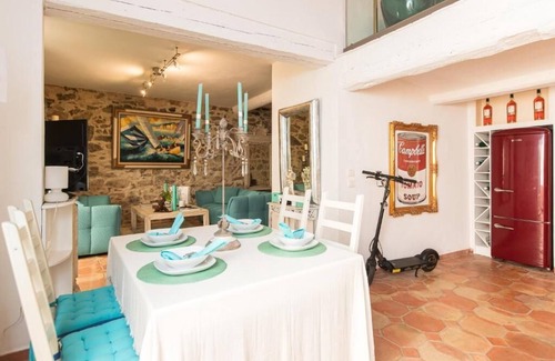 Old Town House | Steps from the Port of Saint-Tropez, Chic 2 bedroom townhouse.