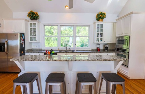 Folly Beach House | Steps to Beach. Relax in Dog Friendly Ocean View Home, 2 Master Suites & Porch