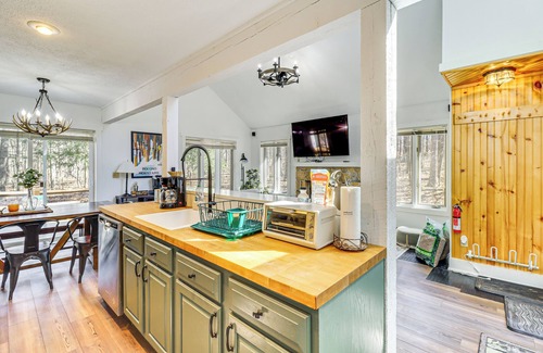 White Haven House | Steps to Jack Frost Ski Resort: Townhome w/Decks