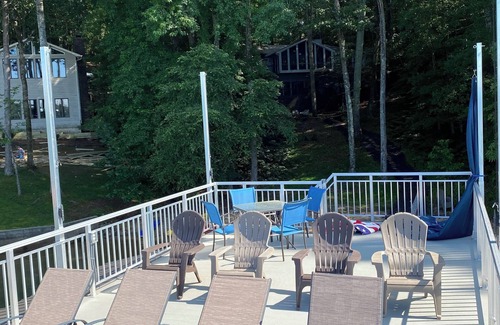 Lake Ranch Estates House | Steps to Lake, Beach, New Dock with Wide water views. Perfect Family Vaca spot!
