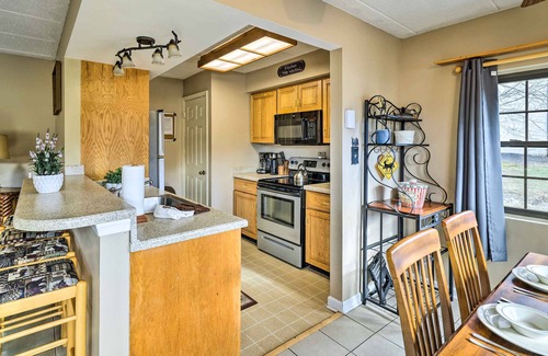 Lake Harmony Condo | Steps to Shore: Scenic Big Boulder Lake Condo!