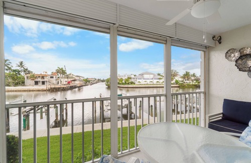 Vanderbilt Beach Condo | Steps to Vanderbilt Beach | Bright 2BR + Den with Bay Views