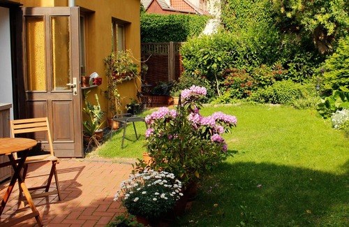 Quedlinburg Apartment | Stobenstrasse Apartments | Garden terrace, quiet location