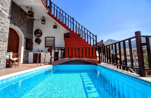 Mavrikiano House | Stone House Erato Private Pool Scenic Cretan Views