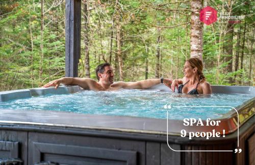 Stoneham-et-Tewkesbury Ski Chalet | Stoneham's St-Évasion - 25 min from Qc, SPA for 9
