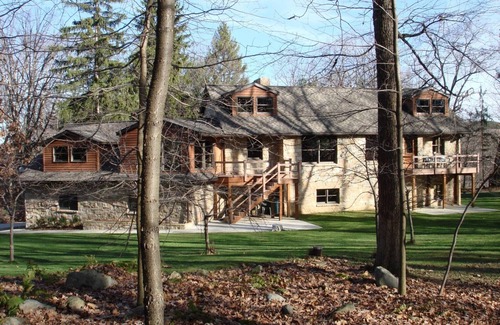 Jefferson Township House | Stonewood Lodge: A Stunning Stone Luxury Mountain Home For Nature Lovers!