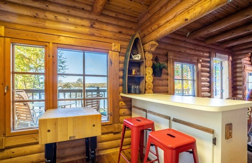 Cedar Cliff Cabin | Storybook Alpine Log Cabin -Authentic Piece of Bavarian History on Lake Chatuge