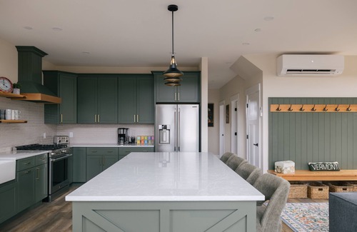 Morrisville House | Stowe A-Frame, Sauna, Hot Tub, Theater, Game Room, Arcade, Gym