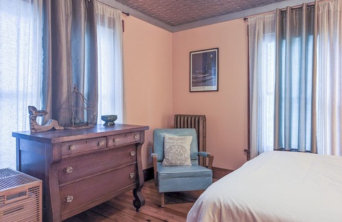Halcottsville House | Stream side Victorian Charmer, with Cedar Hot Tub , outdoor shower, large deck.