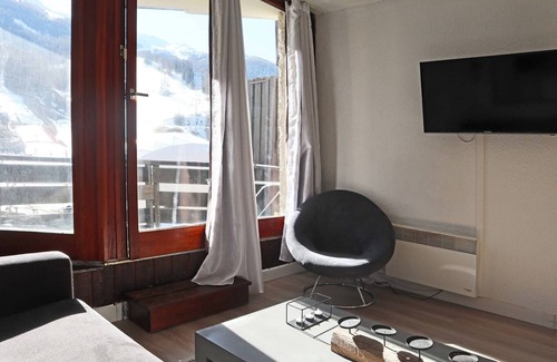 Les Orres Apartment | Studio Équipé Pour 4 Personnes vue Pistes