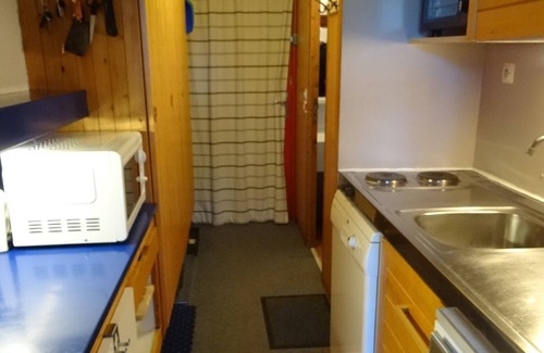Arc-1800 Apartment | STUDIO 4 CRISTAUX in the heart of Charvet, south-facing, at the foot of the slopes, les Arcs 1800
