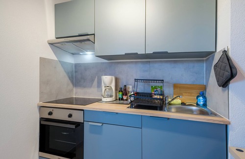 Saint-Laurent-du-Var Apartment | Studio Apartment 'Résidence Les Bastides' with Mountain View, Shared Pool and Air Conditioning