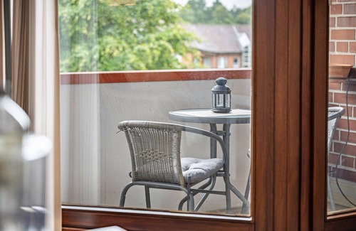 Ronnau Apartment | Studio Apartment “Bublitz” with Wi-Fi, Balcony, Sauna & Pool