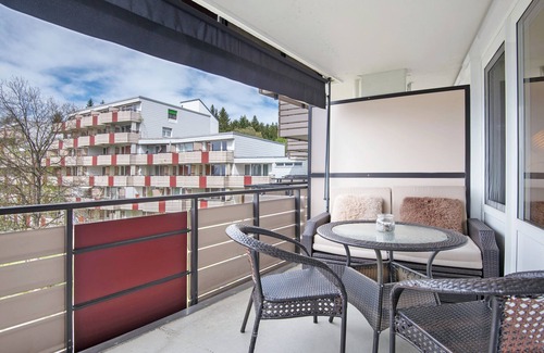 Sankt Englmar Apartment | Studio Apartment 'Waldgenuss' with Shared Pool, Balcony and Wi-Fi