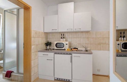 Bad Duerrheim Apartment | Studio Apartment 'Nr 7' with Shared Terrace, Shared Garden and Wi-Fi, max. 2 people