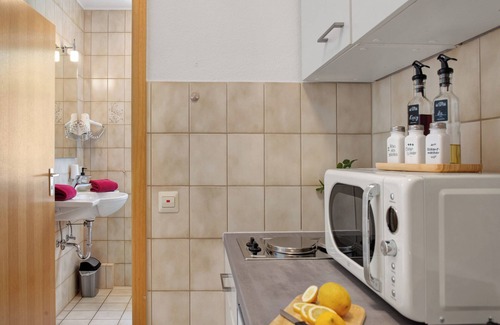 Bad Duerrheim Apartment | Studio Apartment 'Nr 7' with Shared Terrace, Shared Garden and Wi-Fi, max. 2 people