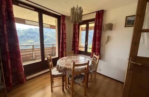 Pra Loup Apartment | Studio avec magnifique vue sur les montagnes