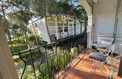 Argeles Plage Apartment | Studio cabine à 200m de la plage, balcon, parking, TV, lave-linge, 4 couchages - Argelès-sur-Mer - FR-1-225-782