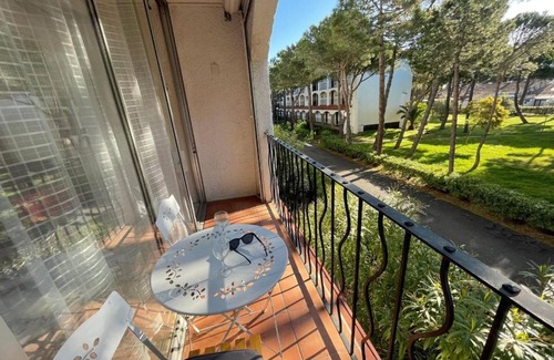 Argeles Plage Apartment | Studio cabine à 200m de la plage, balcon, parking, TV, lave-linge, 4 couchages - Argelès-sur-Mer - FR-1-225-782