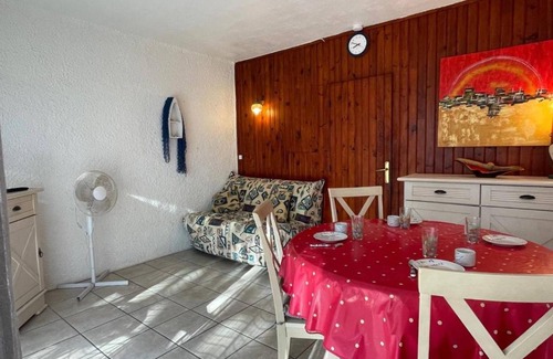 Argeles Plage Apartment | Studio cabine à 200m de la plage, balcon, parking, TV, lave-linge, 4 couchages - Argelès-sur-Mer - FR-1-225-782