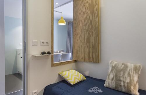 Arc-1800 Apartment | Studio cabine rénové pour 5 pers. avec balcon, au calme, proche Transarc et commerces, Wifi inclus - FR-1-346-355