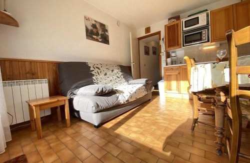 Praz-sur-Arly Apartment | Studio Cabine près des pistes avec parking privé à Praz-Sur-Arly - FR-1-603-92