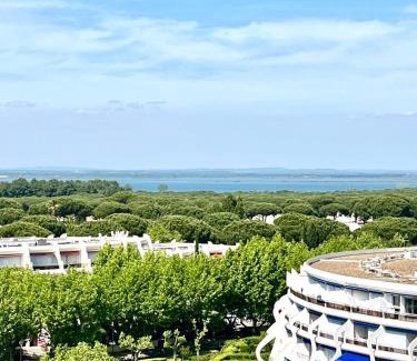 Le Couchant Apartment | Studio cabines, Vue mer & étang, plage a pied