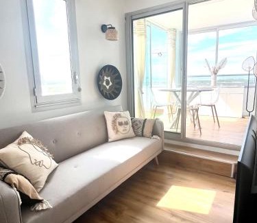 Le Couchant Apartment | Studio cabines, Vue mer & étang, plage a pied