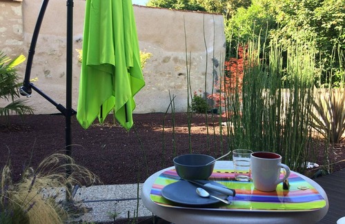 La Roche-Posay Apartment | Studio Central avec Jardin Privé, WiFi et Proche Thermes