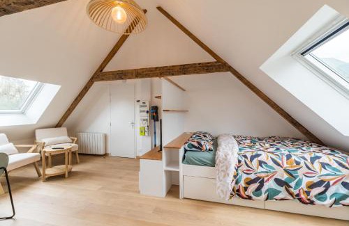 Lannion Apartment | Studio Charmant -Cœur de Lannion - Tout equipé