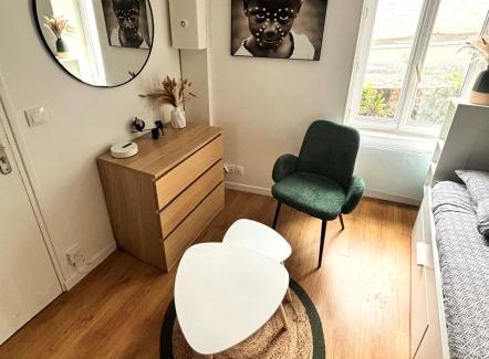 Vemars Apartment | Studio Charme Cosy - Proxi CDG & Parc Astérix